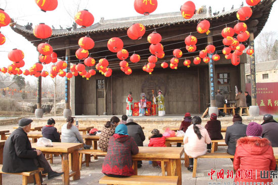 古村落上九山村举办首届古庙会(7)