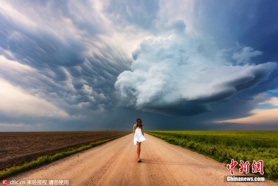 风暴与美女同框 另类美女野兽让人震撼(3)