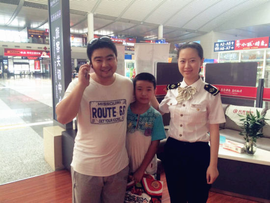 男孩济南西站走失 车站助力寻找家长