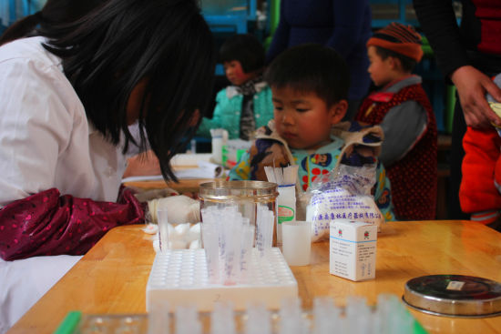 淄博沂源爱心医院为780名幼儿园学生健康查体