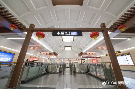 满满的设计感15张图带你看遍济南地铁3号线各站点