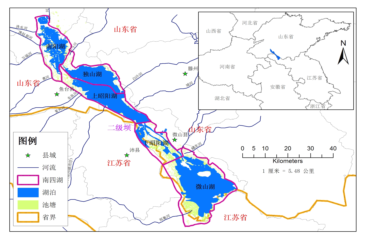 微山湖地理区位