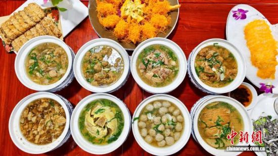 图为当地美食“临清八大碗”。赵奕萱 摄 图为当地美食“临清八大碗”。赵奕萱 摄