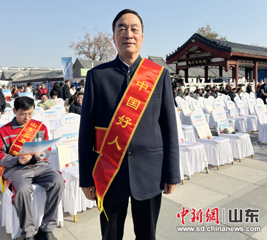 “中国好人”王茂兴。 “中国好人”王茂兴。